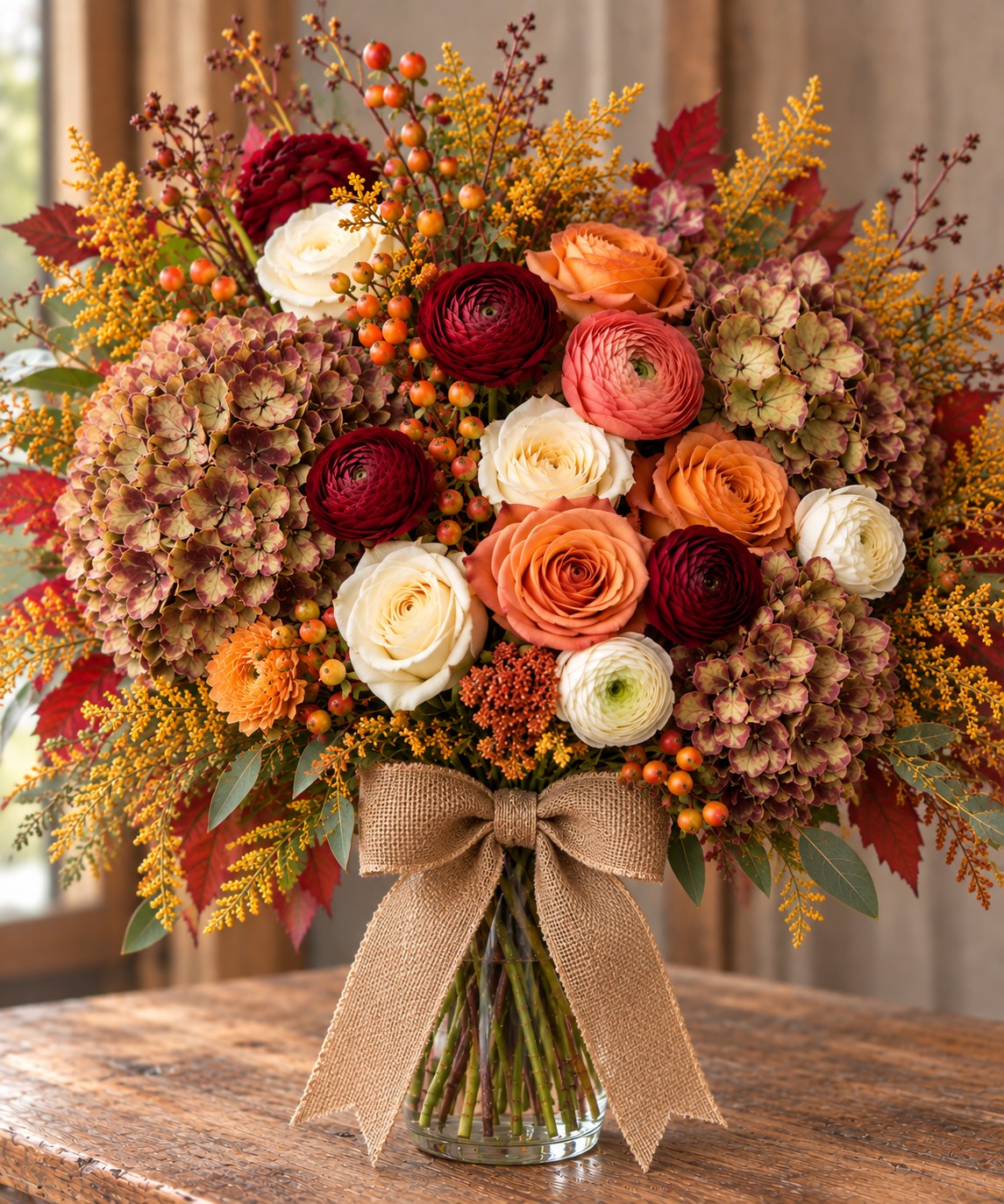 Seasonal Fall Arrangement - Large